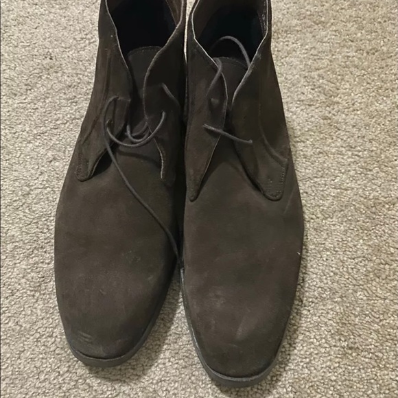 Banana Republic Dark Brown Suede Chukkas 9 men’s main image 4